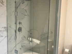 Glass Enclosed Walk-in Shower