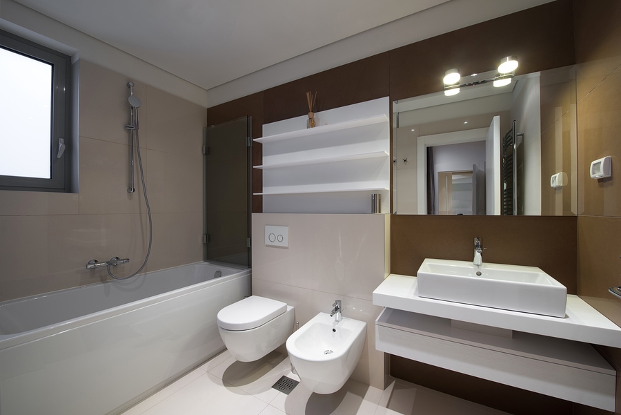 Bathroom Interior Architecture.