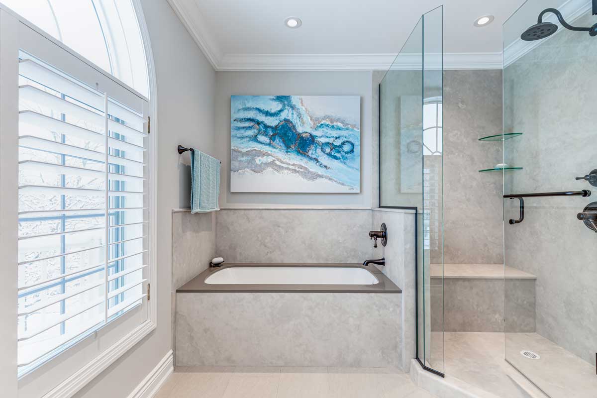 Corner Bathtub Design Ideas – Tile Surround, Greenery, & More