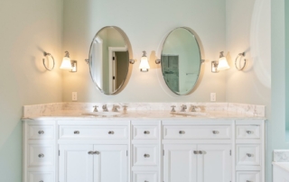 Stunning double vanity bathroom